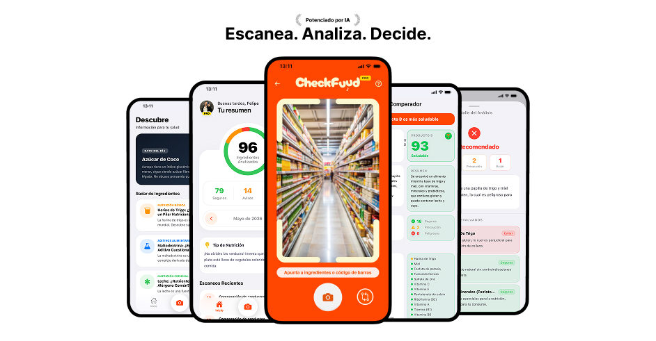 CheckFuud — Vista principal